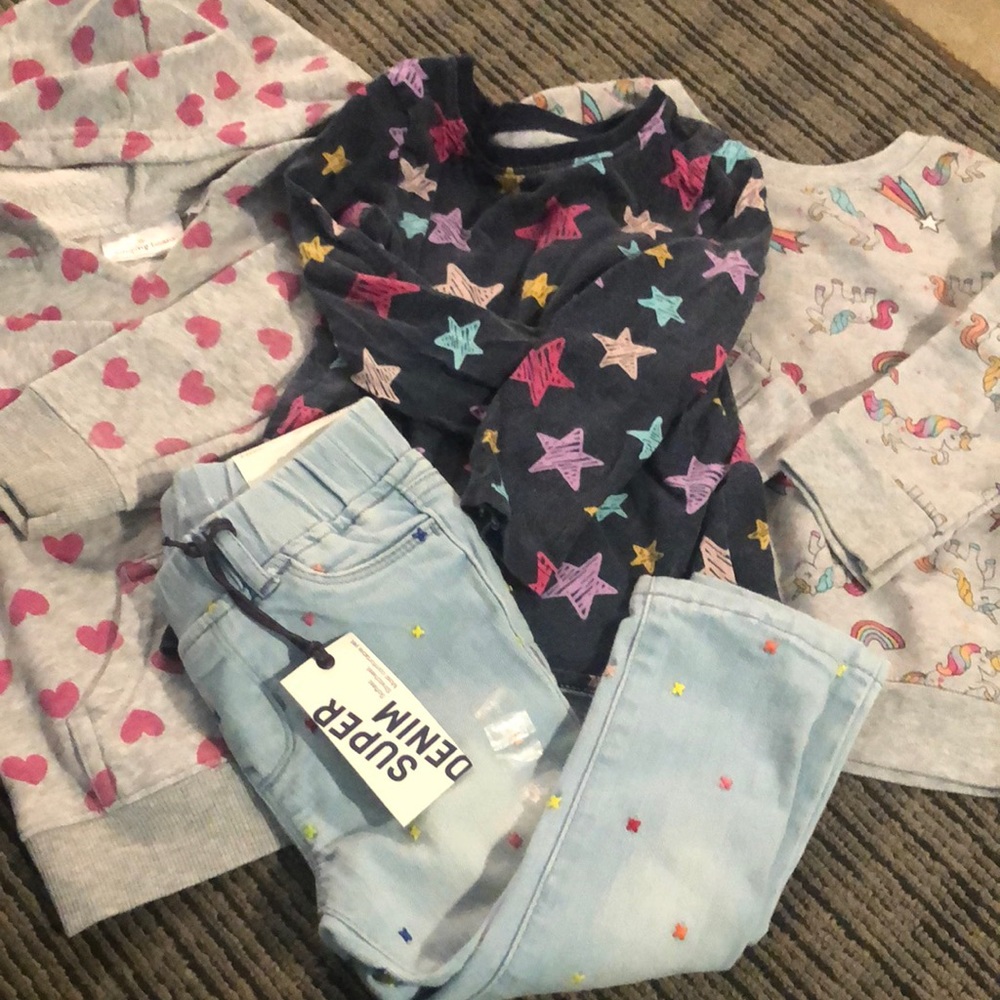 Girls hearts & stars bundle 2T